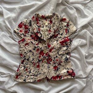 Coldwater Creek Floral Jacket